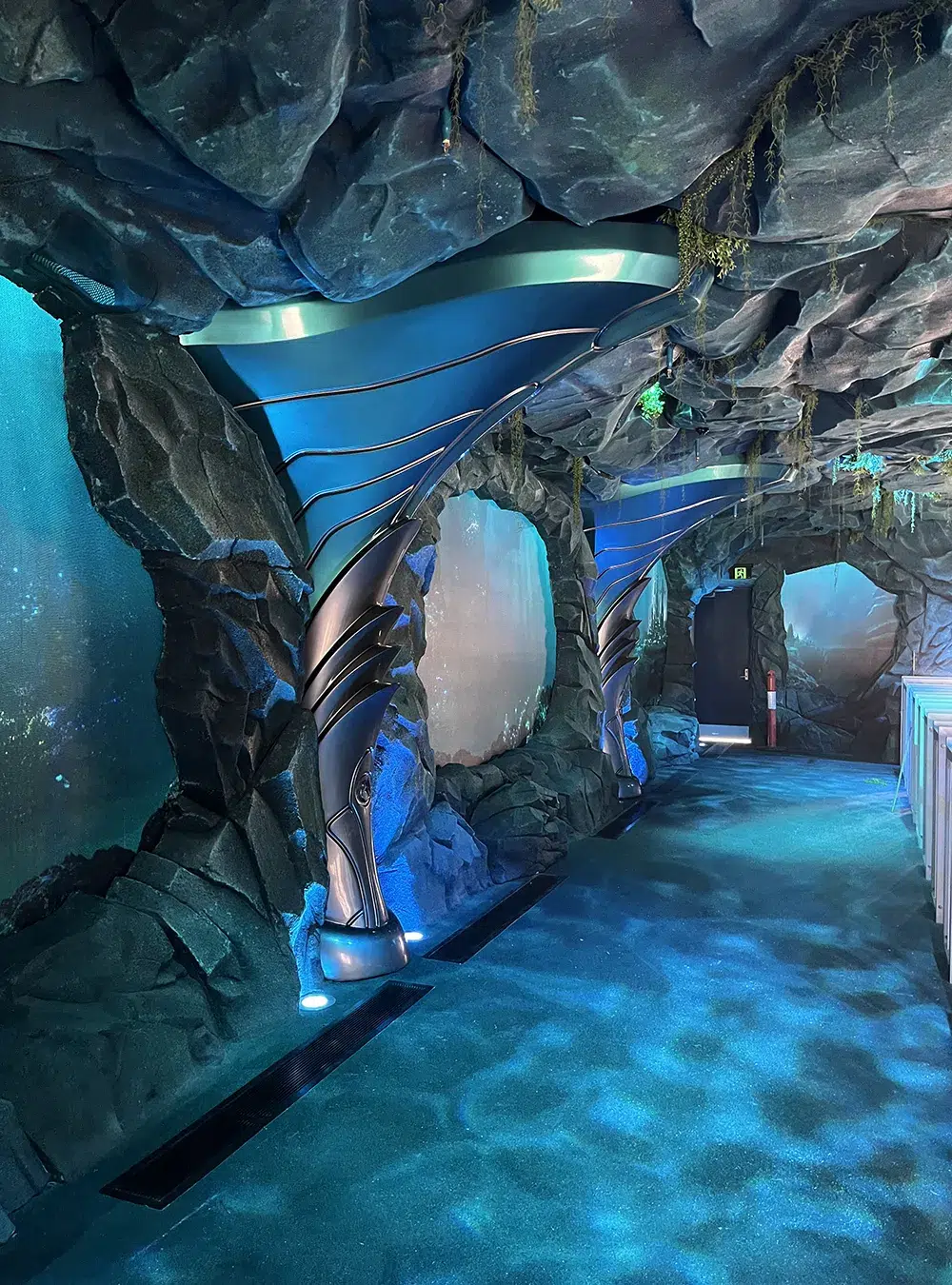 Atlantis precinct at Seaworld Cave experience by Sculpt Studios Gold Coast